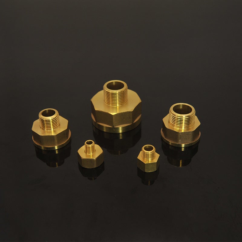All Copper Inner And Outer Wire Direct 1 Minute -2 Inch Variable Diameter Inner And Outer Wire Direct Outer Tooth Reducing Diameter Adapter Plumbing Fittings - Image 3