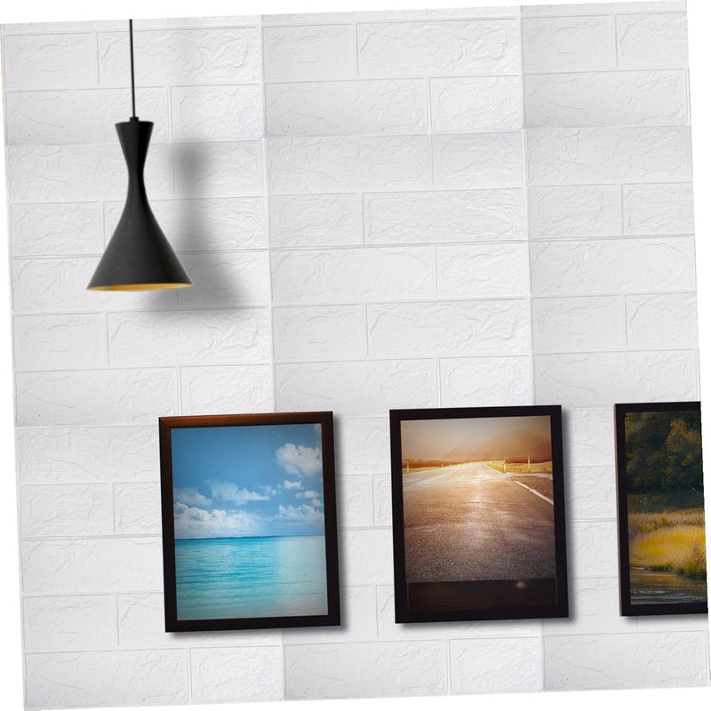10pcs Self-Adhesive Brick Wall Panels Brick Peel and Stick Wallpaper for Bedroom and Easy to Install for Smooth and Home Decor - Image 4