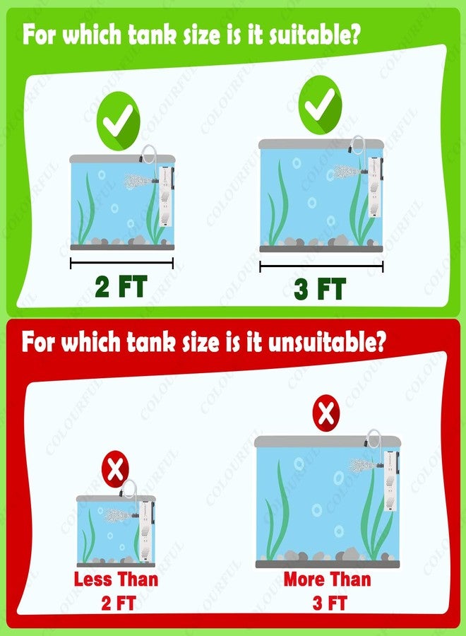 colourful SUNSUN 4 IN 1 Ultra-Quiet Multifunctional Submersible Filter Pump | Aquarium Internal Filter for Crystal Clear Fish Tank | Xiaoli XQP Series | XQP-1000F | For 2 to 3 Ft Tank - Image 4