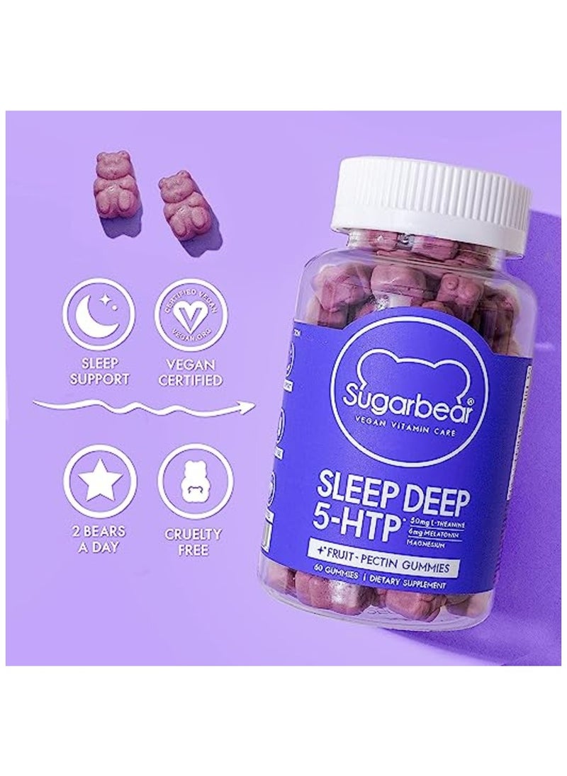 SugarBear Vitamins - SugarBear Sleep Vitamins 60 Vegan Gummies - Image 1