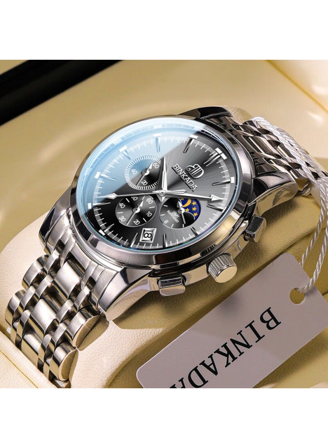 Binkada Men's Watch Top 10 Brand Luminous Student Automatic Multifunction Mechanical Style Christmas Gift For Boyfriend - Image 4