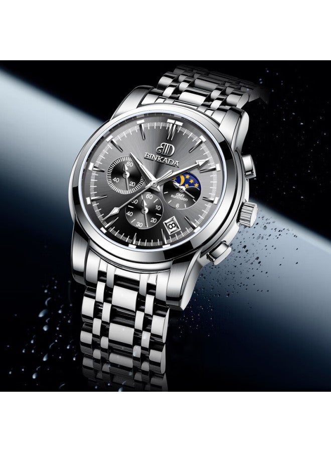 Binkada Men's Watch Top 10 Brand Luminous Student Automatic Multifunction Mechanical Style Christmas Gift For Boyfriend - Image 3