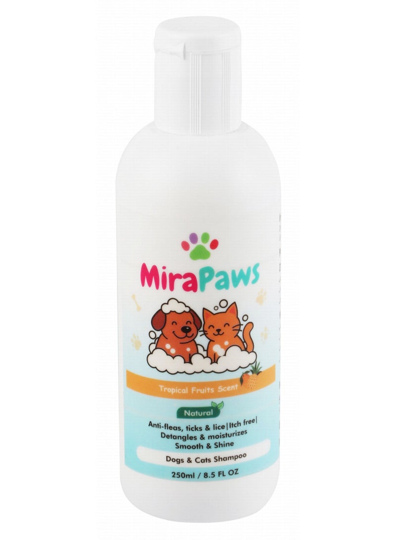 MiraPaws Pet Shampoo - 250 ml - Image 1