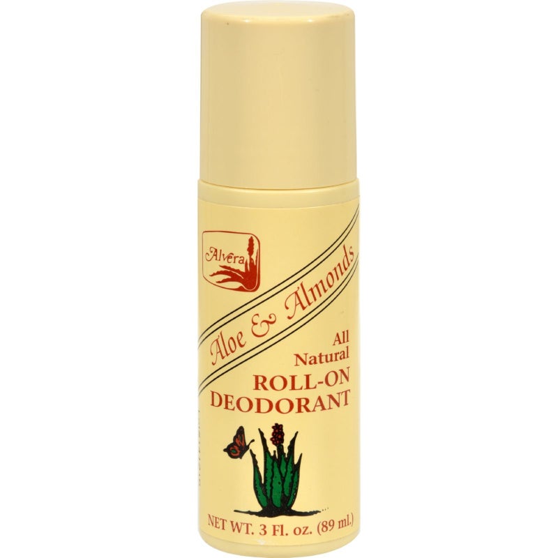 All Natural RollOn Deodorant Aloe Almonds 3 fl Ounce 89 ml Liquid