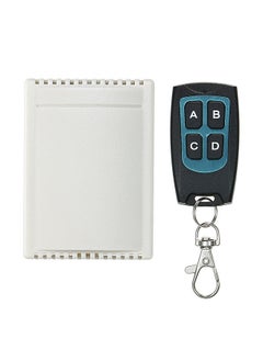 Wireless RF Switch Long Range Wireless Remote Control Switch RF Relay Receiver Module Transmitter Toggle Switch 1527 Chip Smart Home Automation (1 Transmitter & 1 Receiver)