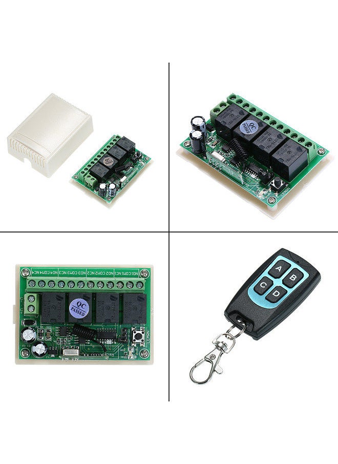 Generic - Wireless RF Switch Long Range Wireless Remote Control Switch RF Relay Receiver Module Transmitter Toggle Switch 1527 Chip Smart Home Automation (1 Transmitter & 1 Receiver) - Image 1