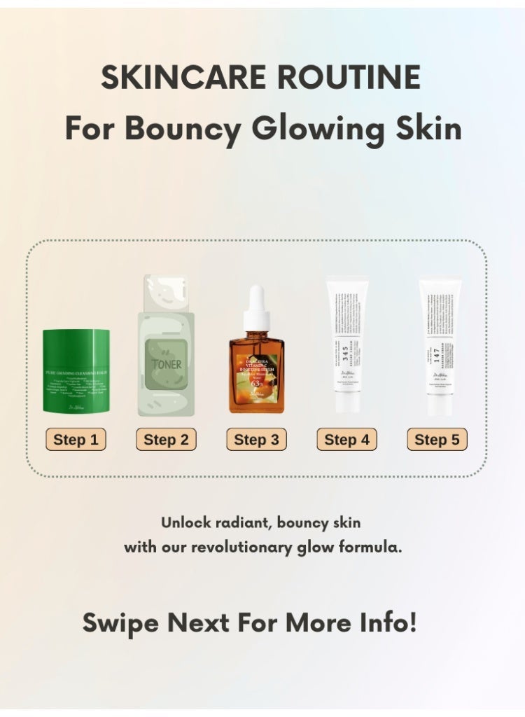 Dr.althea Dryness, Dull Tone & Weak Barrier Recovery Set – Deep Hydration + Brightening Glow Essentials – Dr. Althea 345 Relief Cream, 147 Barrier Cream, Pure Grinding Cleansing Balm & Vitamin C Boosting Serum - Image 3