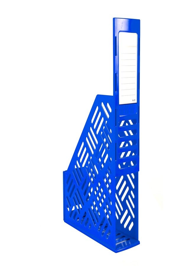 MOSHTU Multifunction Plastic Storage Hanger 1 Section Divider File Paper Magazine Rack Holder Office Home Desktop Book Box Bookshelf - Image 5
