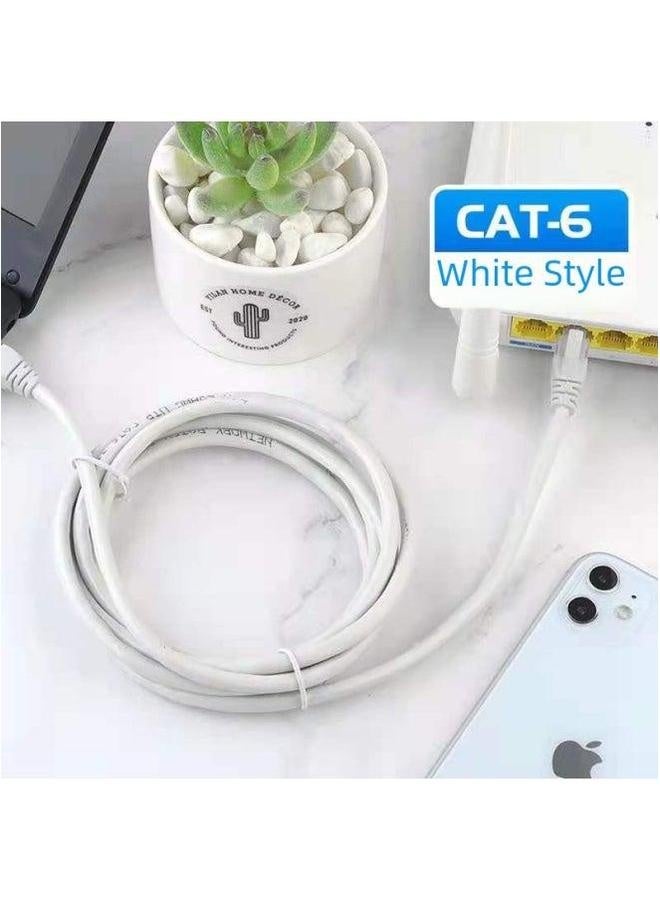 Cat6 Ultra-class Ethernet Cable Gigabit Finished Product For Home Use Router Jumper Computer Broadband Network Cable-Color:Silver Gray-Line Length:20m - Image 3
