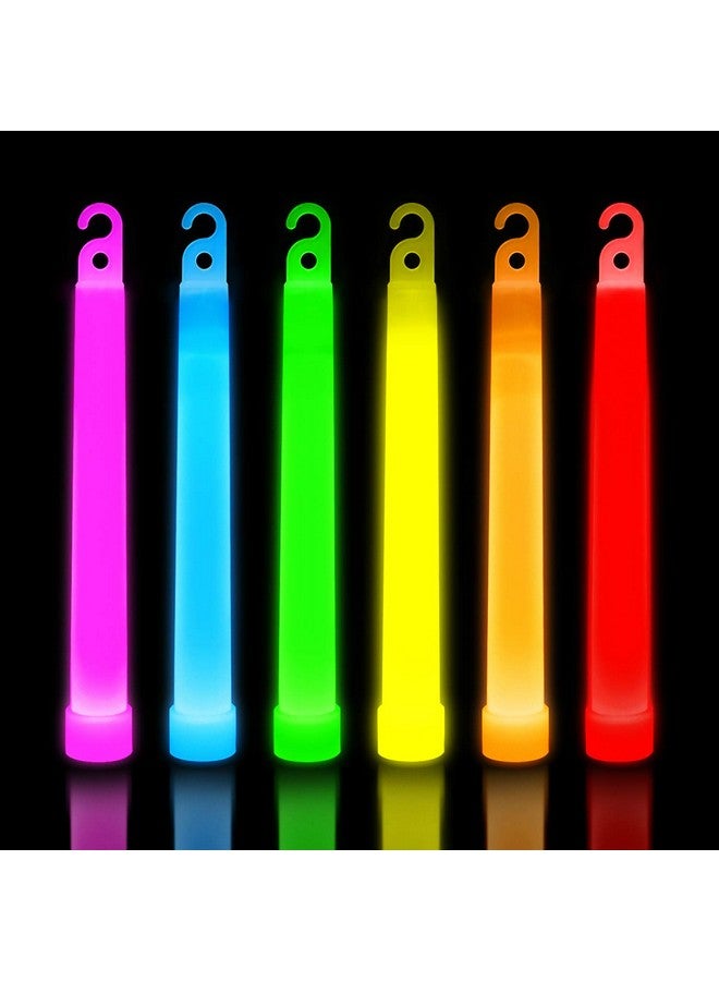 Glow Mind 30 Ultra Bright Glow Sticks in Bulk - Multi Use Glowsticks for Parties, Camping, Emergency Light and Survival Kit with 12 Hours Duration (Multi Color) - Image 1