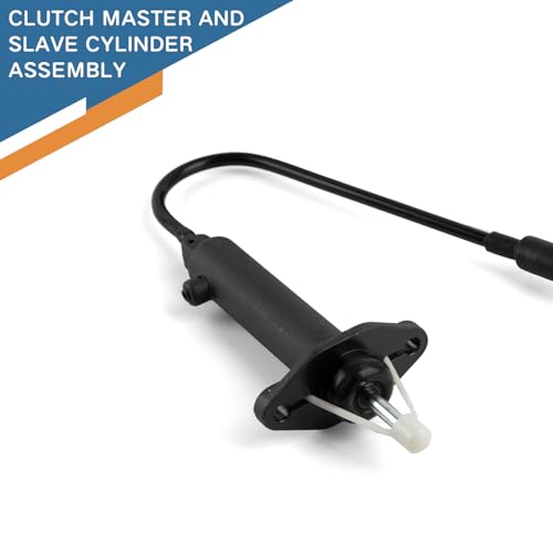 Baxzl Clutch Slave Cylinder and Master Cylinder Assembly for Jeep Wrangler 1997 1998 1999 2000 2001 2002 2.5L 4.0L L4 L6 Replaces CC649041 52107652AB 52107652AC 52107652AD CM140986 CRS011 - Image 3