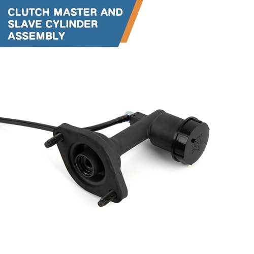 Baxzl Clutch Slave Cylinder and Master Cylinder Assembly for Jeep Wrangler 1997 1998 1999 2000 2001 2002 2.5L 4.0L L4 L6 Replaces CC649041 52107652AB 52107652AC 52107652AD CM140986 CRS011 - Image 5