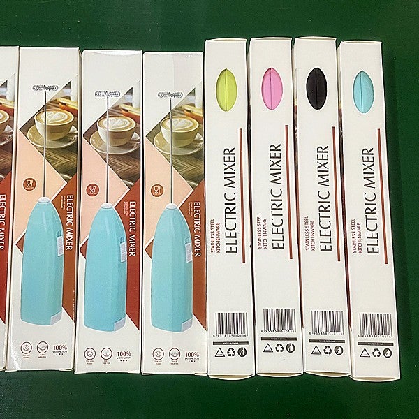 Electric coffee blender milk frother electric eggbeater milk frother electric stirring rod kitchen gadget Color box 