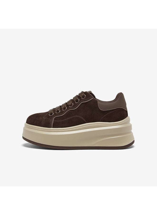 Basto 26 Spring Casual Street Sports Women's Sneakers D3827am6 Coffee Color Size 36 - Image 1