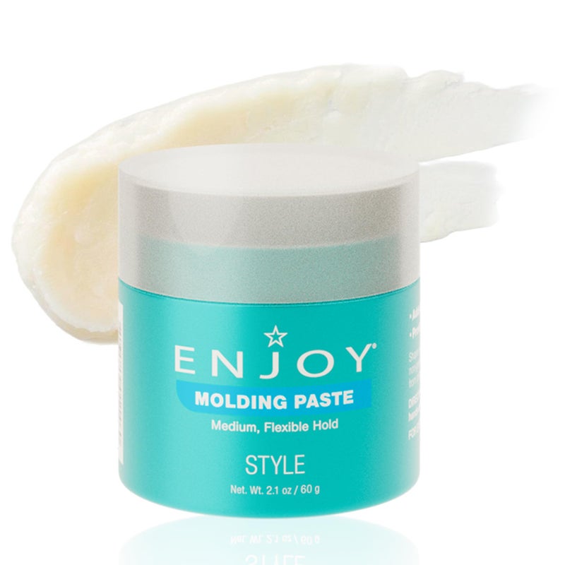 Enjoy Molding Paste - Non Greasy Flexible Moveable Texture - Medium Hold Incredible Shine All Day (2.1 Oz) - Image 1