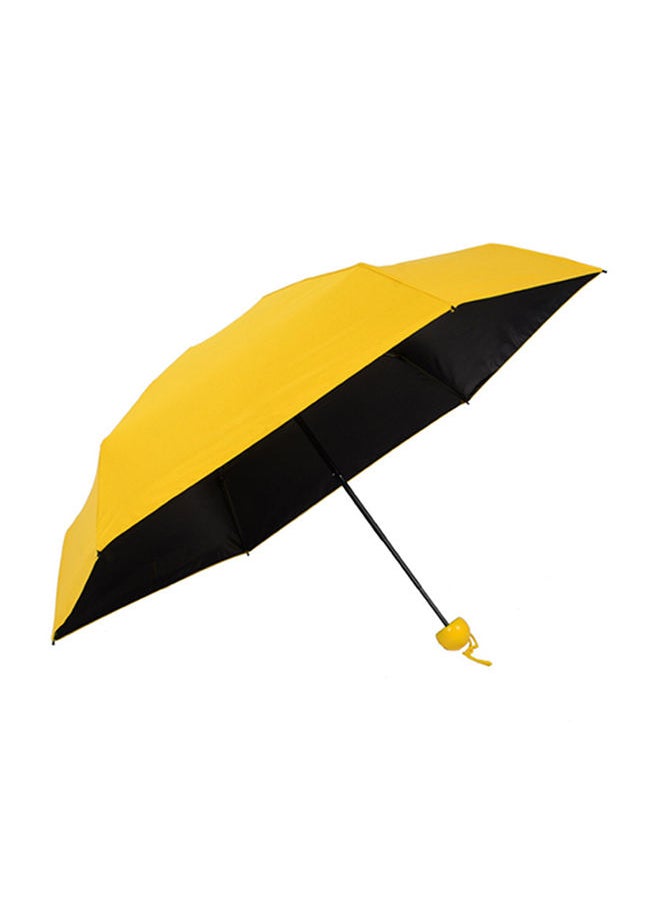 NIBEMINENT - Foldable UV-Protection Capsule Umbrella Yellow - Image 1