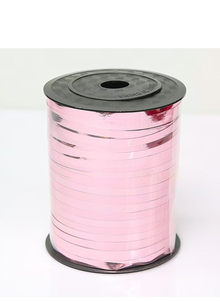 500 Yards Curling Ribbon-Balloon Ribbon-Shiny Rose Gold Metallic Ribbon-Balloon String for DIY Decor,Gift Wrapping,Ribbons and Bows for  New Year Birthday Gifts Graduation Supplies - Image 1