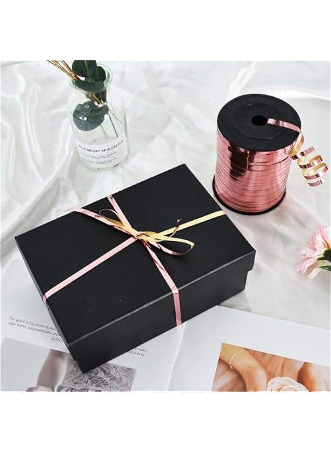 500 Yards Curling Ribbon-Balloon Ribbon-Shiny Rose Gold Metallic Ribbon-Balloon String for DIY Decor,Gift Wrapping,Ribbons and Bows for  New Year Birthday Gifts Graduation Supplies - Image 3