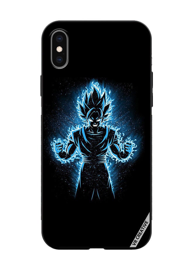 VR CREATIVE Protective Case Cover For Apple iPhone XS Max Gohan Design Multicolour - Image 1