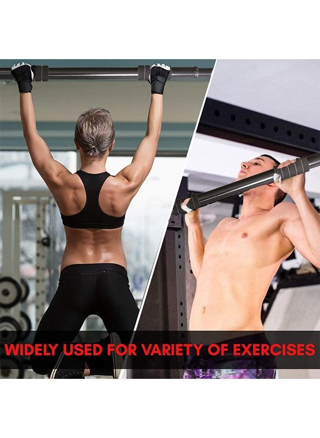 GROIC Pull Up Bar for Doorway, Heavy Duty Chin Up Bar with Comfort Foam Grips, Door Pull Up Bar Wall Mounted Adjustable Length Suitable for Home Gym Fitness Body Workout Bar  - Image 4