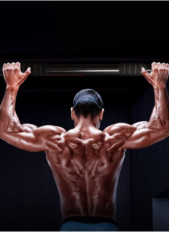 GROIC Pull Up Bar for Doorway, Heavy Duty Chin Up Bar with Comfort Foam Grips, Door Pull Up Bar Wall Mounted Adjustable Length Suitable for Home Gym Fitness Body Workout Bar  - Image 5