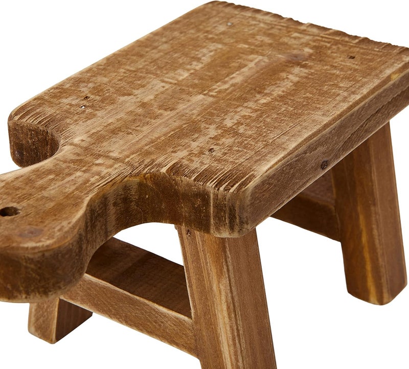 Creative Co-op Small Wood Pedestal with Handle - Image 5
