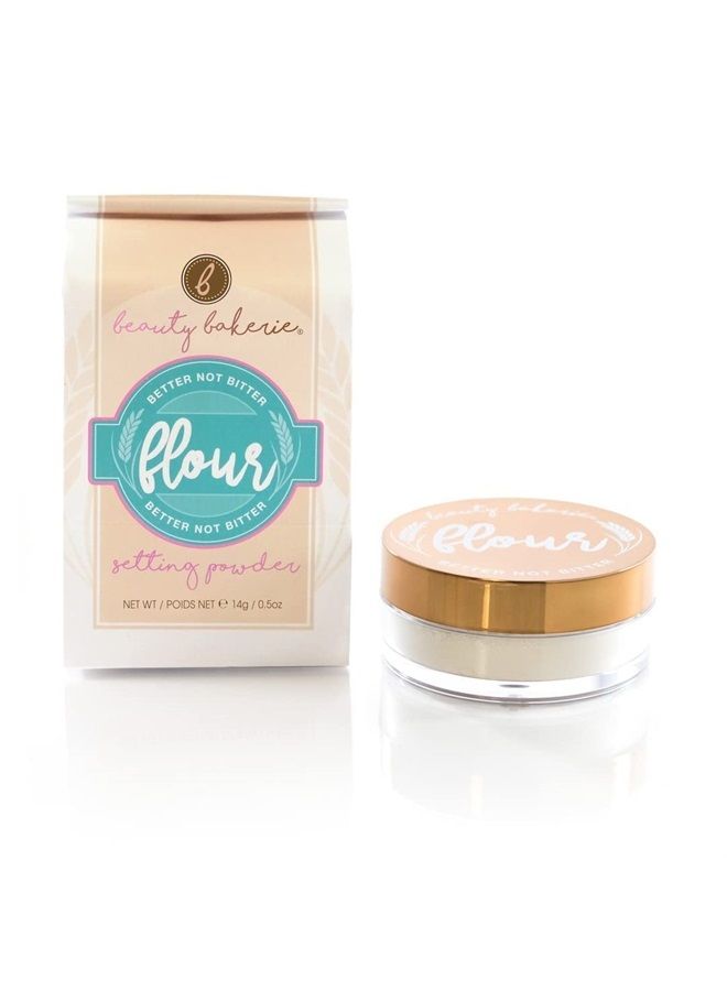 Beauty Bakerie Flour Setting Powder, Finishing Powder for Setting Foundation Makeup in Place, Oat (Translucent), 5 Ounce - Image 1