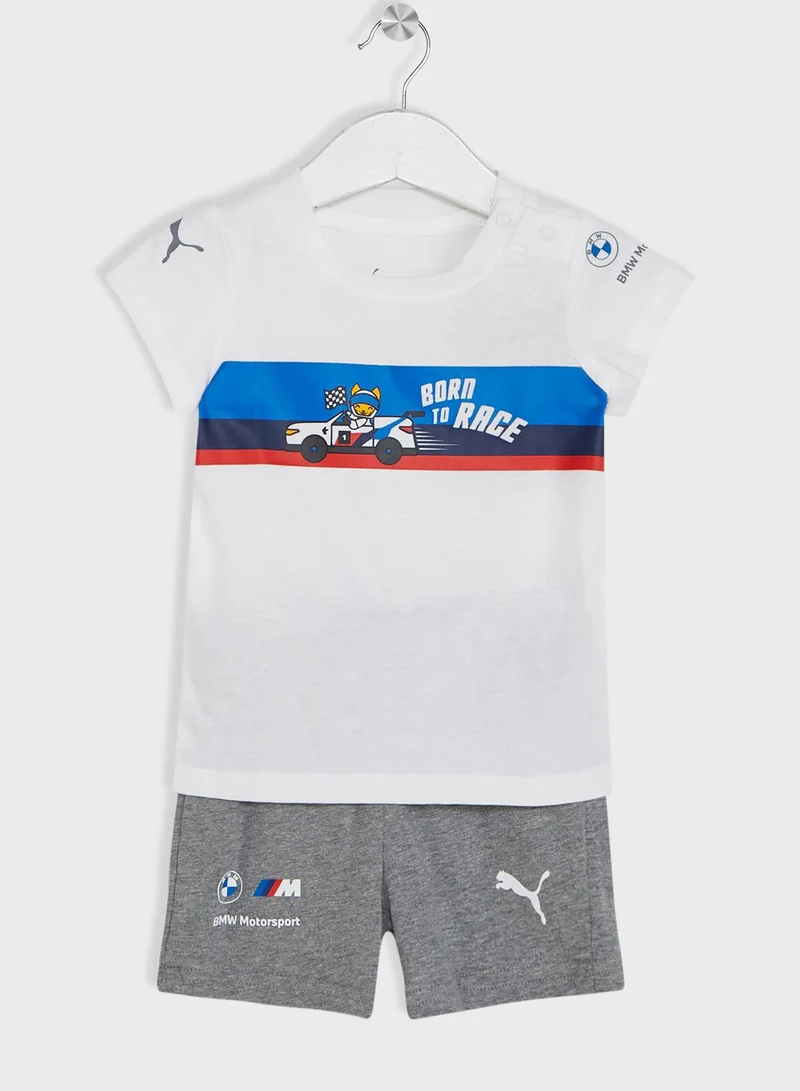 Puma Infants Essential Bmw Mms Short Sleeve Set