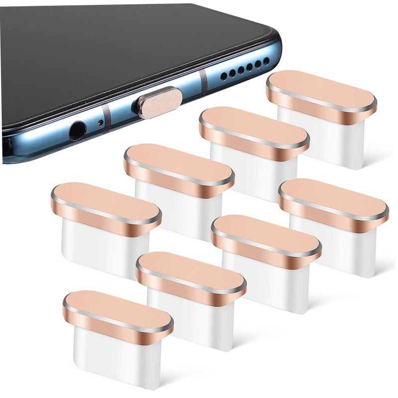 10 Pcs USB C Dust Plug Cover Caps For Port Cleaning Protection Black - Image 2