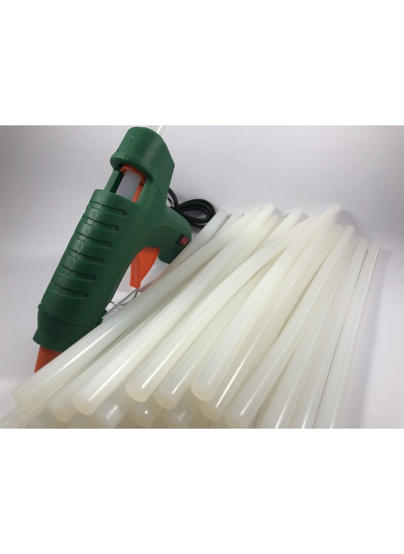 Netodak Hot Silicone Wax Gun with Switch 30W and 35 Thick Silicone Waxes  - Image 1