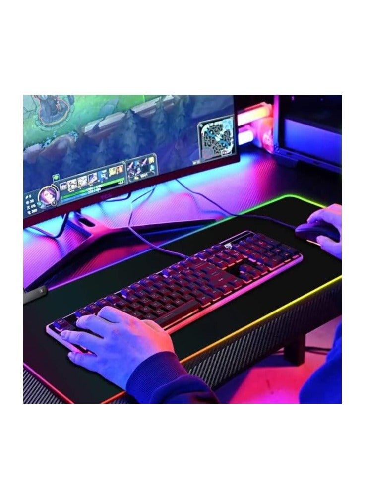 Large RGB Gaming Mouse Pad – Multi-Color LED Lighting – Anti-Slip & Waterproof Design  - Image 2