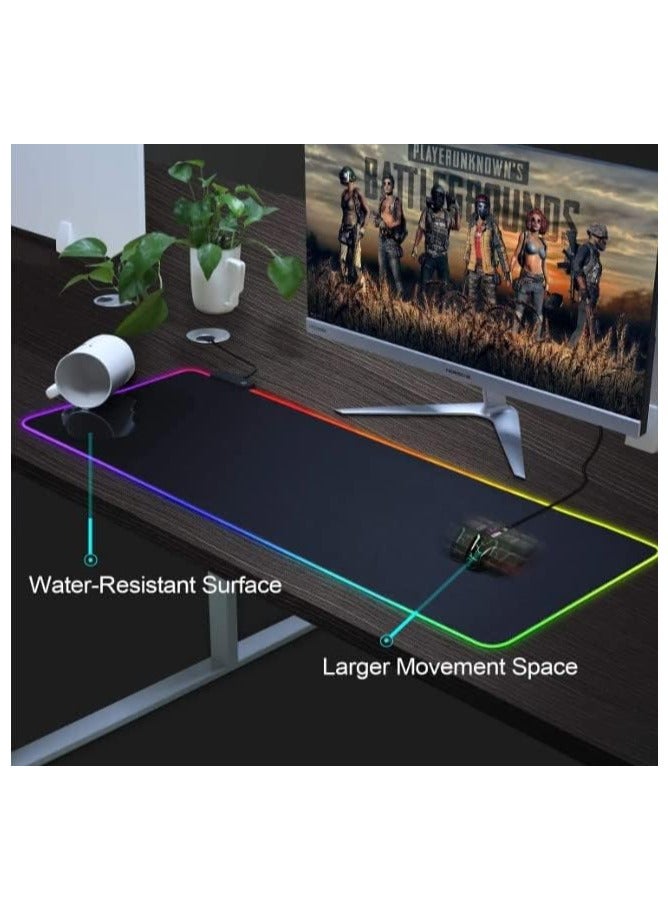 Large RGB Gaming Mouse Pad – Multi-Color LED Lighting – Anti-Slip & Waterproof Design  - Image 4