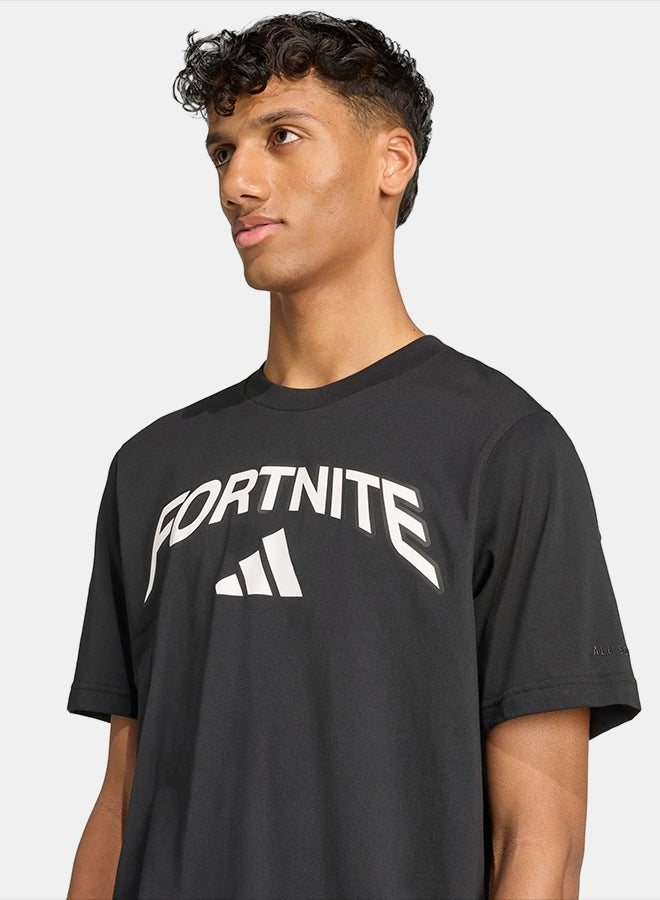 adidas X Fortnite Logo Graphic T-Shirt - Image 4