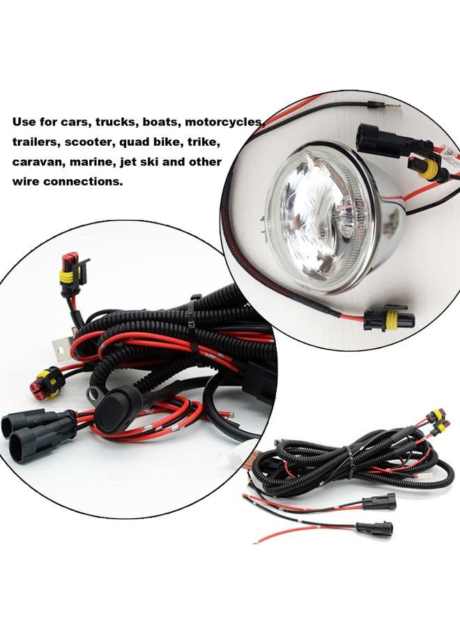 Twippo 25 Kit 2 Pin Connector Automotive Electrical Connectors 2 Wire Connectors Waterproof Connector Quick Disconnect and Connect Terminals Plug Kit 22-16 AWG - Image 5