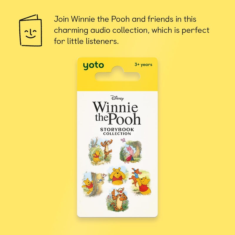 Yoto Disney: Winnie The Pooh Storybook Collection â€“ Kids Audio Card for Use with Player & Mini Allâ€“inâ€“1 Audio Device, Screenâ€“Free Listening with Fun Stories for Playtime Bedtime & Travel, Ages 3+ - Image 2