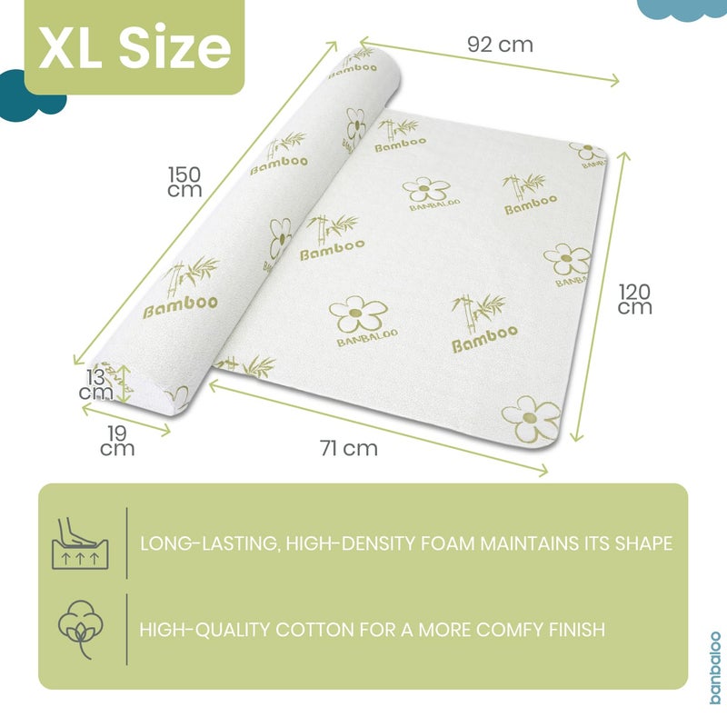 BANBALOO | Bed Bumper for Toddlers - Premium Model | XL Bed Barrier with Mattress Cover | Toddler Bed Bumper | Easy Setup and Quick Installation | Queen, King, Twin, Full-Size Bed | Foam - Image 5