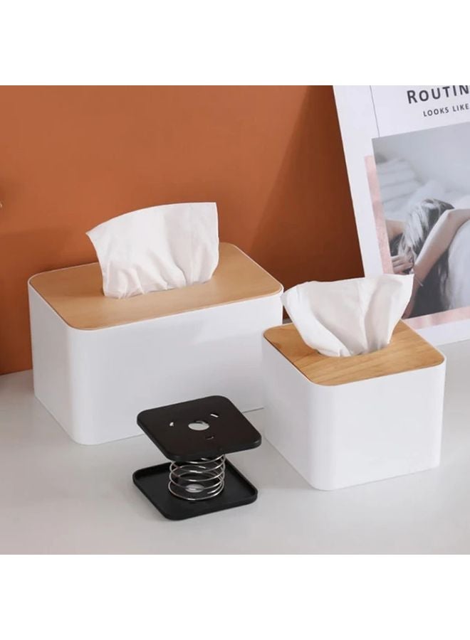 2PCS Spring Support Tissue Box Holder Simple Installation Model C - Image 2