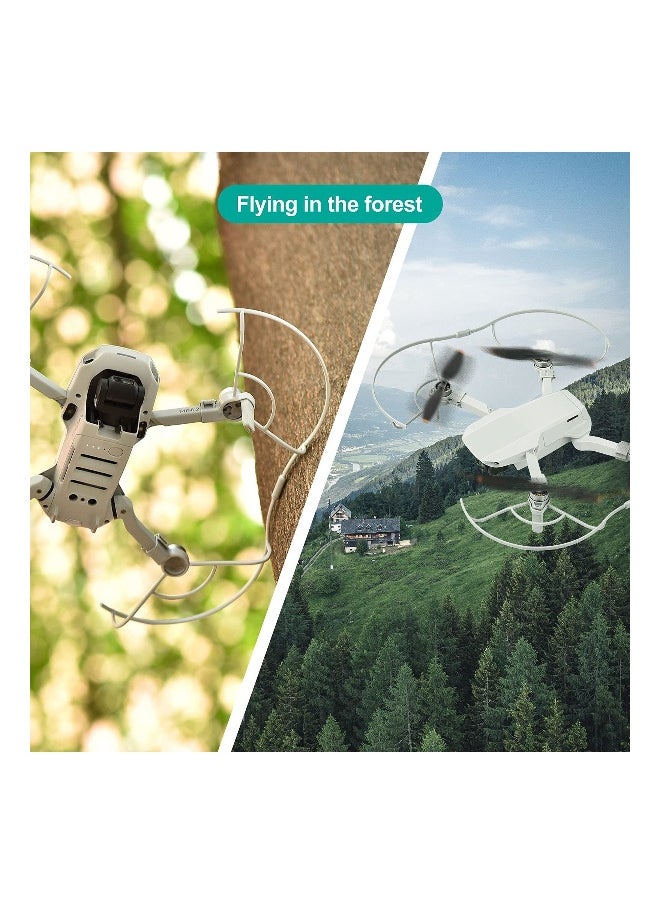حماية المروحة للطائرات بدون طيار Mavic Mini وDJI Mini 2 - واقي مروحة طائرات درون مطور لحماية الشفرات مع حاجز أمان لزيادة حماية الطيران  - Image 3