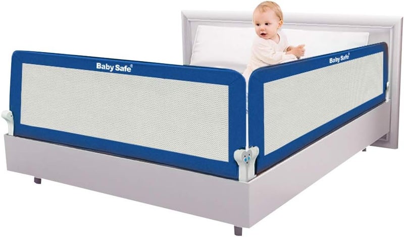BabySafe Baby Safe Bed Rail For Toddlers-Extra Long | Toddler Bedrail Guard For Kids Twin, Double | Full Size Queen & King Mattress - Baby Bed Rails For Children | Grey Xl - Image 2