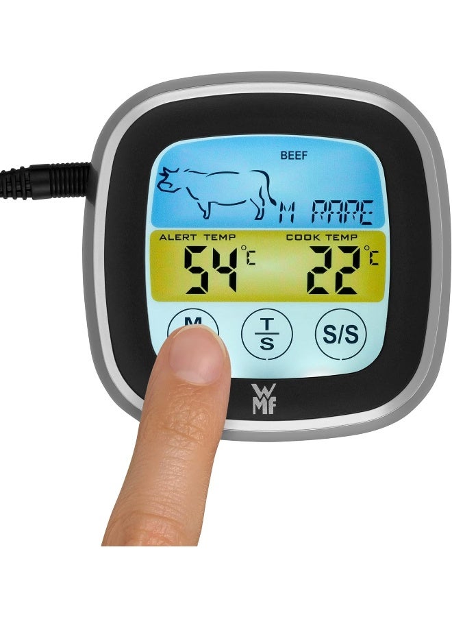 WMF Meat Digital Thermometer With Touch Led Display 5 Cooking Levels With Magnetic Holder. Bbq Thermometer.  - Image 3
