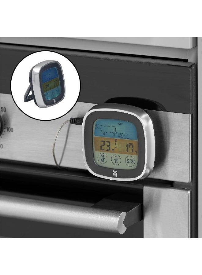 WMF Meat Digital Thermometer With Touch Led Display 5 Cooking Levels With Magnetic Holder. Bbq Thermometer.  - Image 2