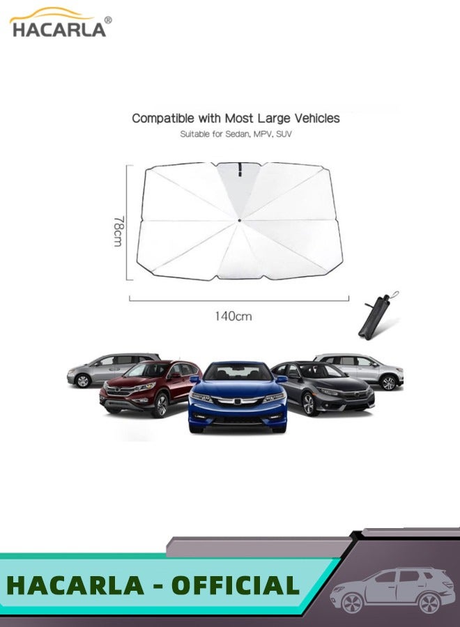 1 Pcs Car Sun Shade for Car Front Windshield Titanium Silver And 4 Pcs Car Side Window Sun Shade Foldable Car Window Shade Window Cover Sun Visor Windshield Most Cars Vehicle SUVS