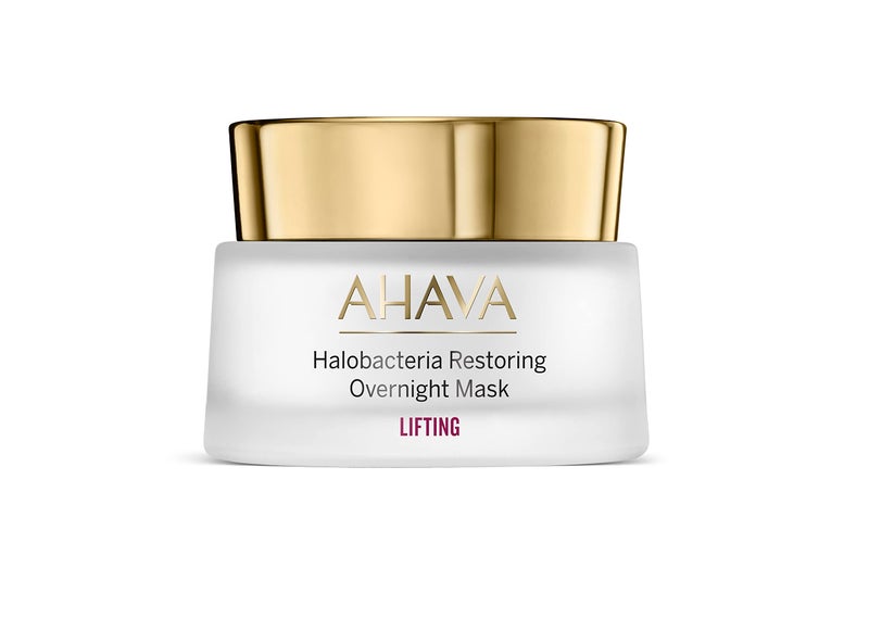 AHAVA Halobacteria Restoring Overnight Mask Enhanced with Meadowfoam Seed Oil Osmoter and Halobacteria DNA found in the depths of Dead Sea Lifts Restores Skins Luminosity Elasticity17 floz