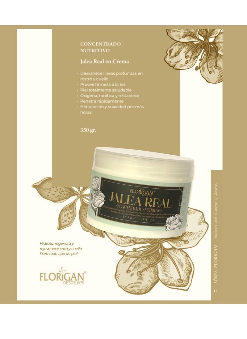 Florigan Royal Jelly Cream Jalea Real Florigan 350grs.  - Image 3