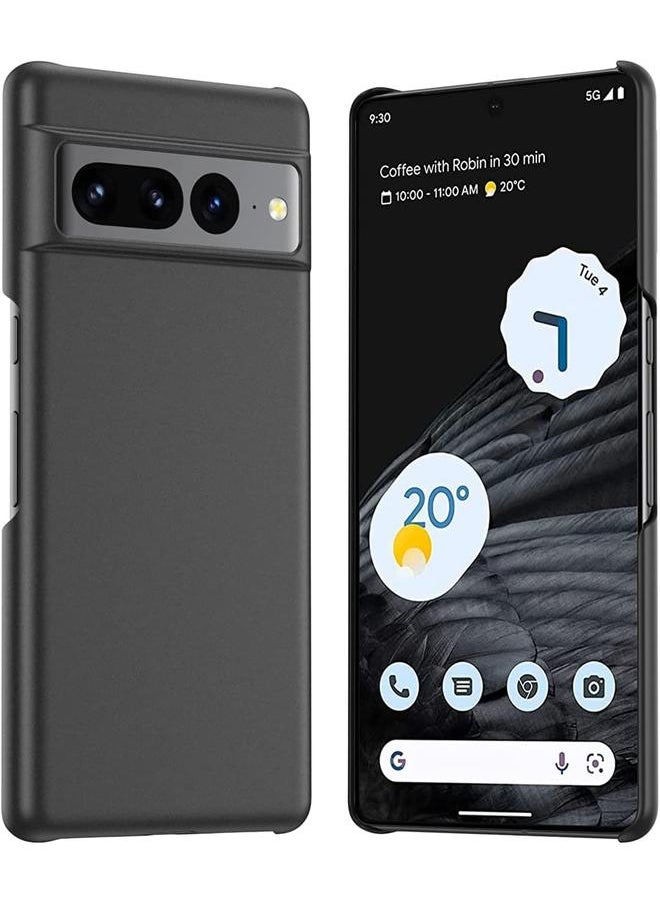 إيروريكس جراب متوافق مع هاتف Google Pixel 7 Pro جراب كمبيوتر صلب رفيع للغاية ومضاد للصدمات ومضاد للخدش وغطاء حماية أسود لهاتف Google Pixel 7 Pro  - Image 1