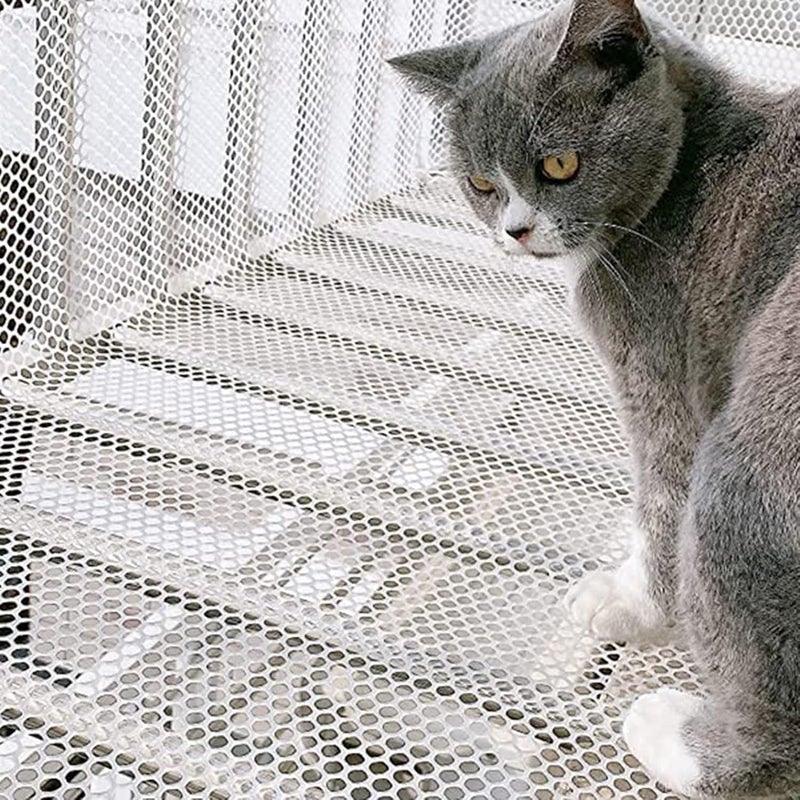 Safety Animal Barrier,Fence Pets Fences Net Chicken Wire Fencing Roll, Protect Cats Dogs Kids Children, Rabbit/Duck/Poultry Breeding Cage(0.5X25m/1.5X82ft) - Image 1