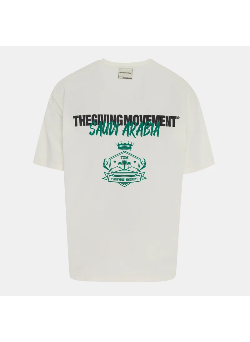 The Giving Movement Men's Saudi Print T-Shirt