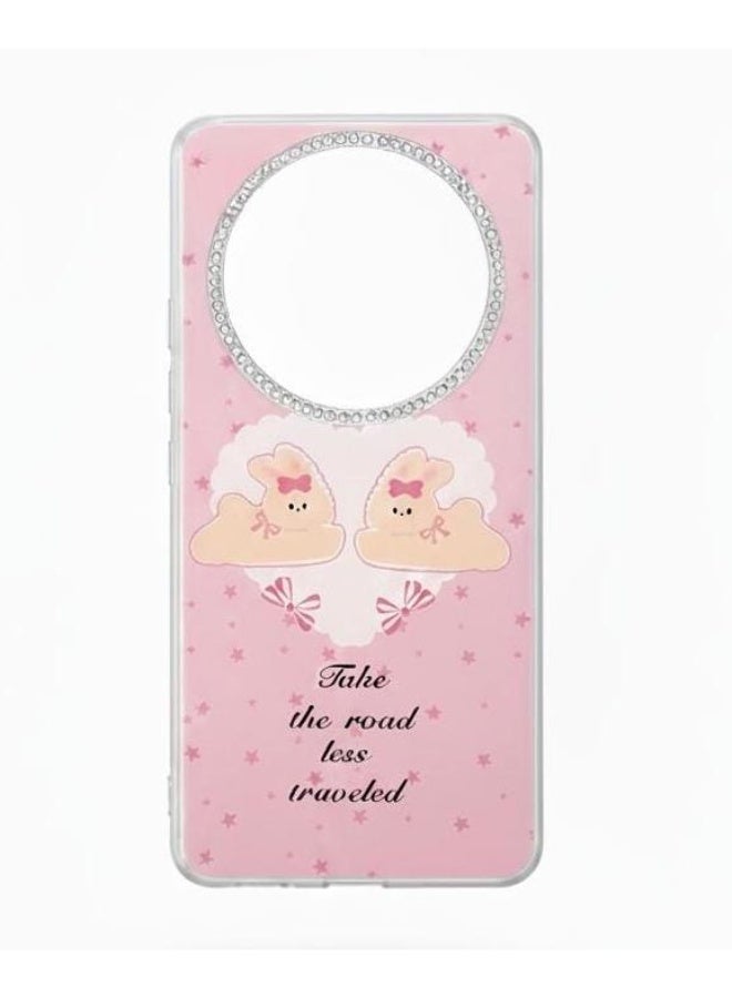 غطاء فاخر بتصميم سحابة الحلوى لهاتف هونر ماجيك 7 برو - Image 1