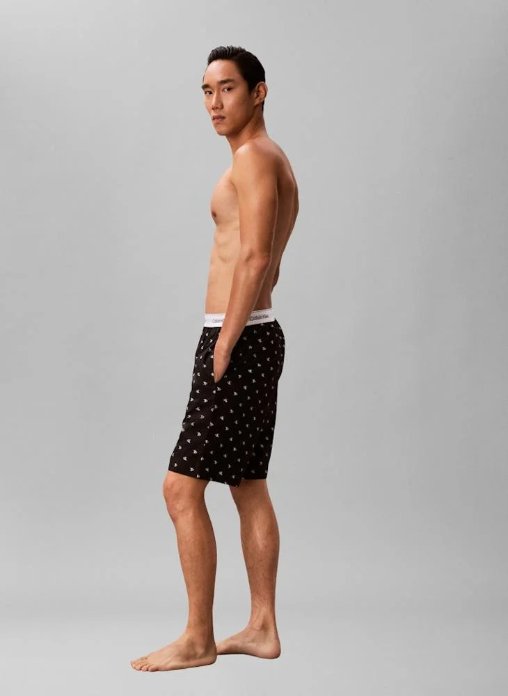 CALVIN KLEIN  Logo Waistband Pyjama Shorts for Men | Best Price UAE