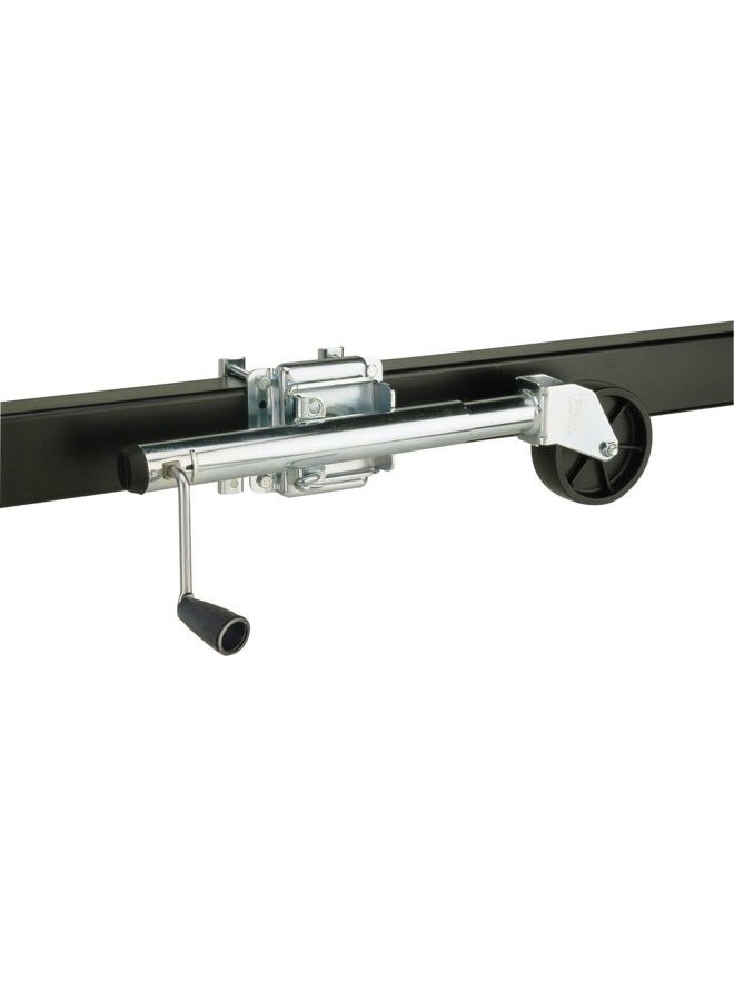 REESE Towpower 74410 Trailer Jack, Heavy-Duty Swivel Mount, 6-Inch Wheel, Chrome - Image 5